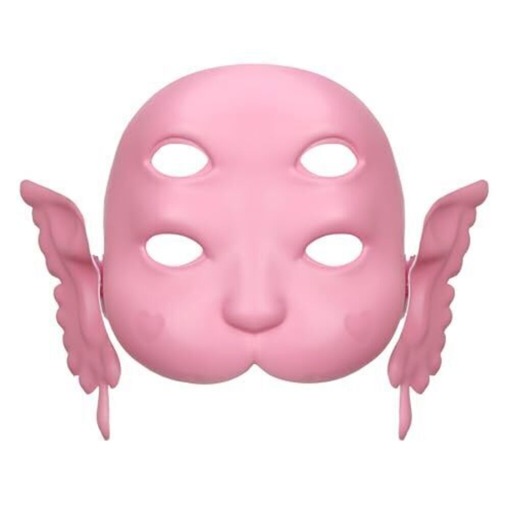3244 Party Mask with Four Eyes Two Ears 3D Baby Face Model Adult PVC